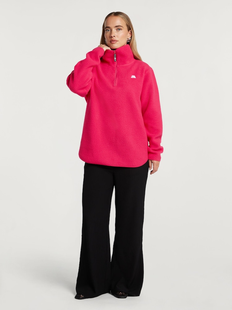 4th Arq Pink Lennox Half-Zip Fleece - Image 1 of 5