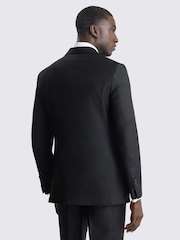 MOSS Black Tailored Fit Italian Wool Twill Dress Jacket - Image 3 of 4