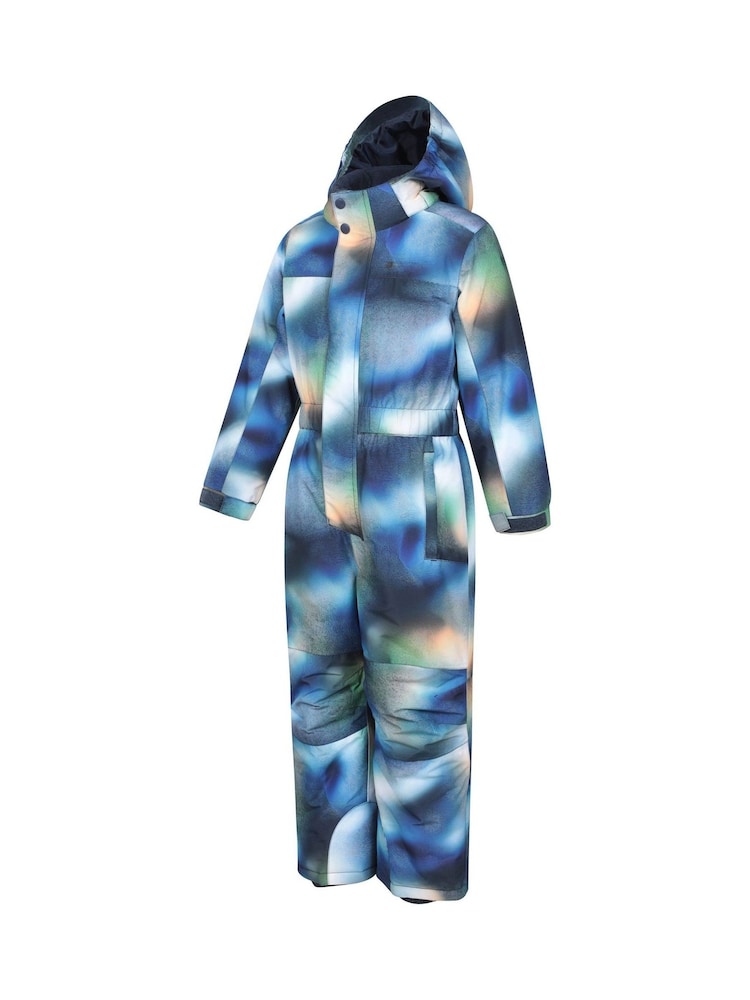 Mountain Warehouse Cloud Printed Kids All-In-One Waterproof Snowsuit - صورة 2 من 6