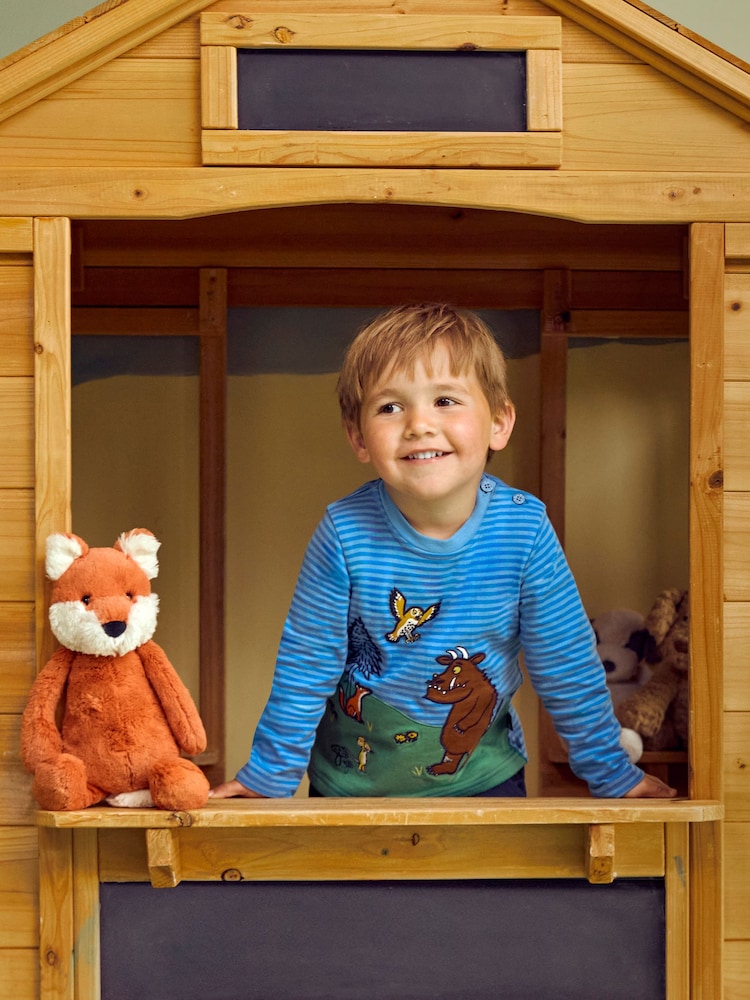 JoJo Maman Bébé Blue The Gruffalo Applique Top - Image 1 of 5