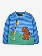 JoJo Maman Bébé Blue The Gruffalo Applique Top - Image 3 of 5