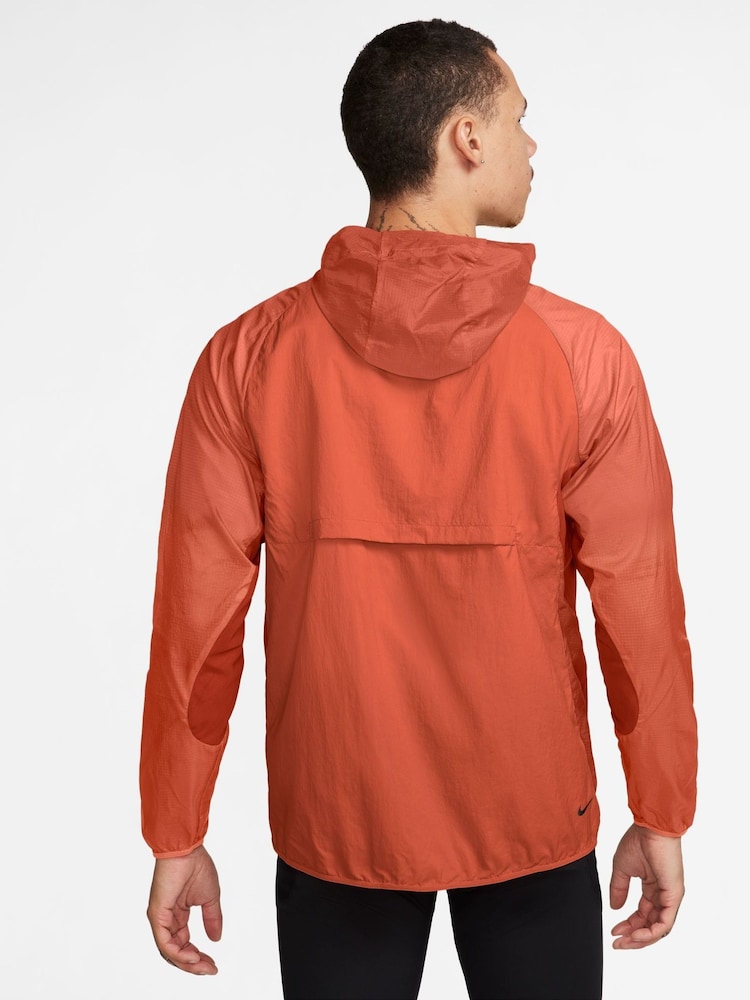 Orange - Nike Trail Aireez Laufjacke - Bild 2 von 4
