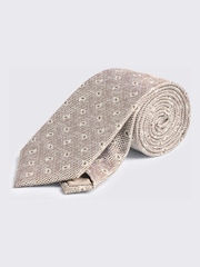 MOSS Natural Silk Blend Paisley Tie - Image 1 of 2