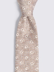 MOSS Natural Silk Blend Paisley Tie - Image 2 of 2