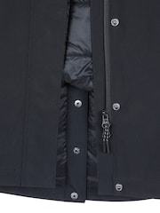 Mountain Warehouse Black Avery Long Padded Waterproof Jacket - Image 4 of 6