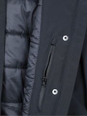 Mountain Warehouse Black Avery Long Padded Waterproof Jacket - Image 5 of 6