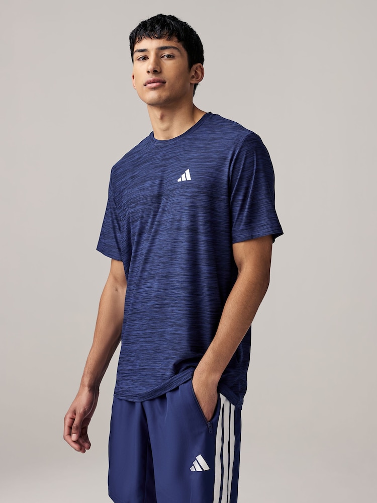 adidas Blue Train Essentials Stretch Training T-Shirt - Image 1 of 6