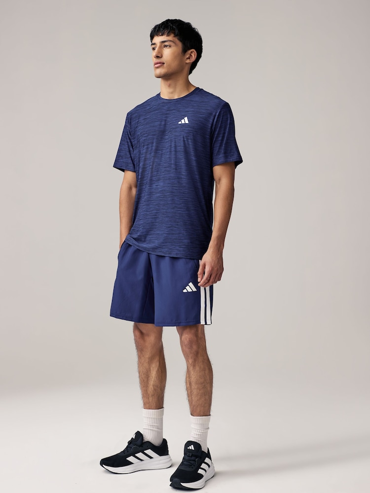 adidas Blue Train Essentials Stretch Training T-Shirt - Image 2 of 6