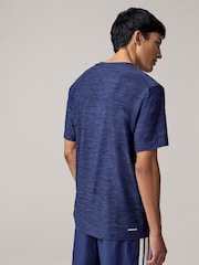 adidas Blue Train Essentials Stretch Training T-Shirt - Image 3 of 6