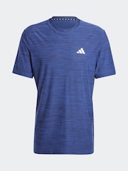 adidas Blue Train Essentials Stretch Training T-Shirt - Image 6 of 6