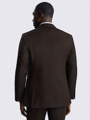 Chaqueta de traje de sarga de mezcla de lana con corte sartorial Performance de MOSS - Imagen 5 de 7