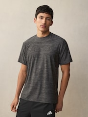 adidas Grey Train Essentials Stretch Training T-Shirt - Image 1 of 5