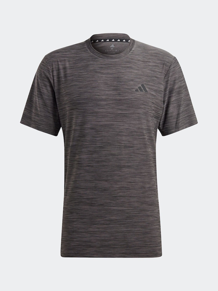 adidas Grey Train Essentials Stretch Training T-Shirt - Image 5 of 5