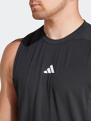Черный - adidas Designed For Training Workout Tank Top - Изображение 3 из 6