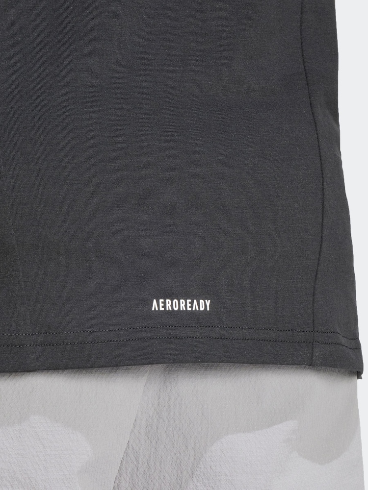 adidas Black Designed For Training Workout Tank Top - Image 4 of 6