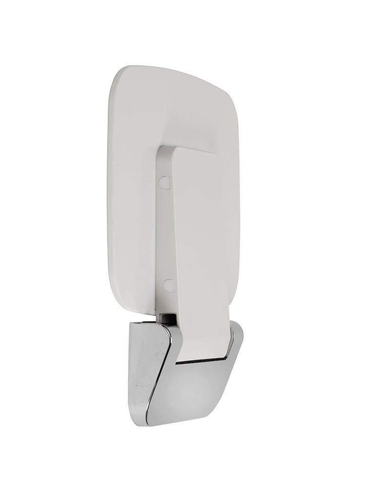 CROYDEX White and Chrome Shower Seat - Image 4 of 4 CROYDEX White and Chrome Shower Seat - Image 4 of 4