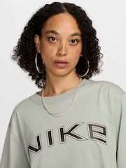 Nike Sage Green Sportswear Phoenix Short-Sleeve T-Shirt - Image 4 of 5