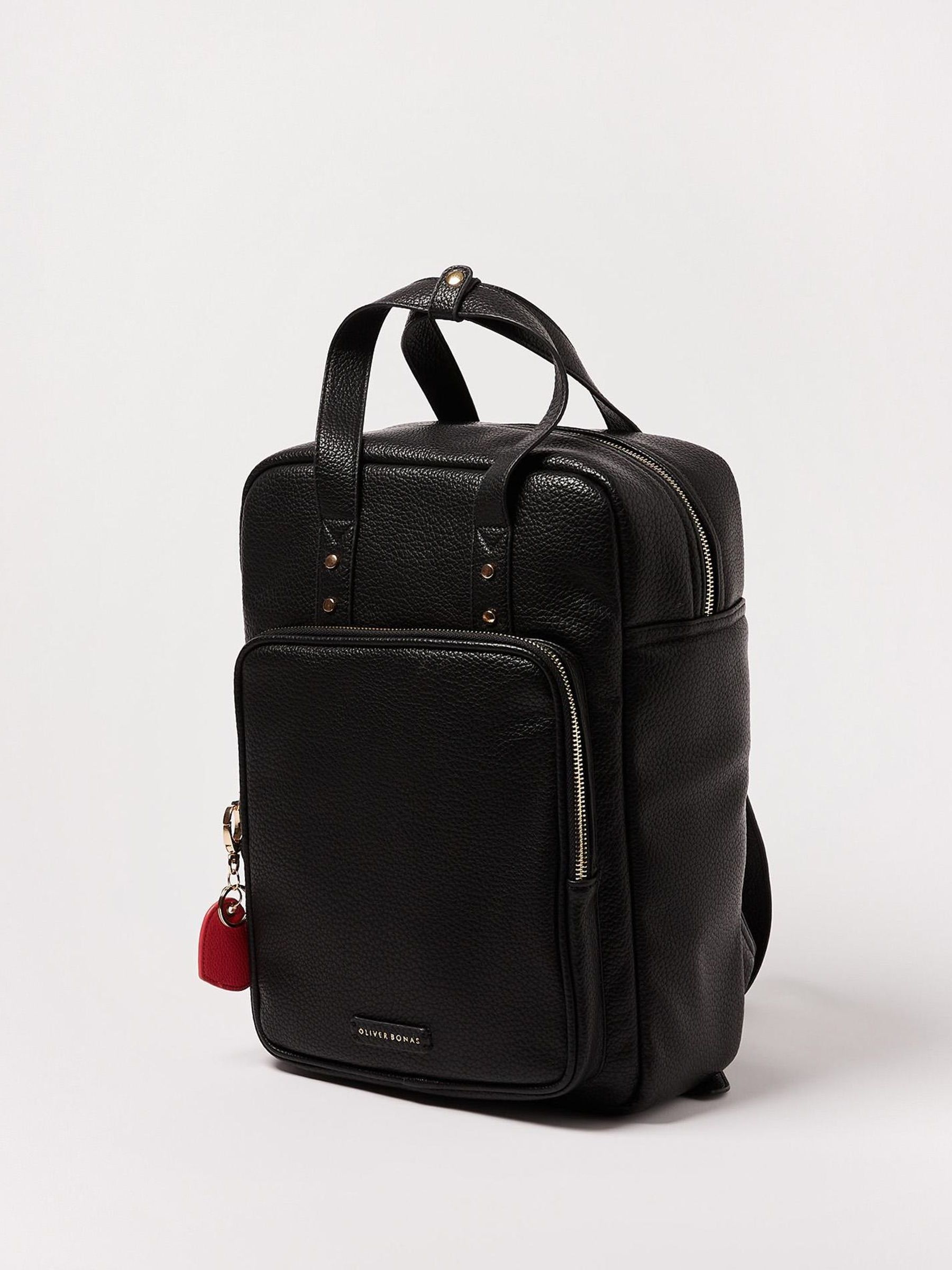 OLIVER BONAS Jackie Slouch Backpack in Black | endource