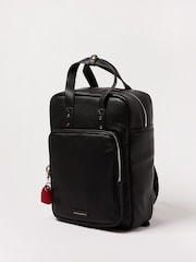 Oliver Bonas Black Mami Laptop Backpack - Image 3 of 7