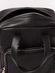 Oliver Bonas Black Mami Laptop Backpack - Image 5 of 7