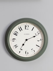 Jones Clocks Green Venetian Moss Green Wall Clock - Image 1 of 2