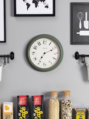 Jones Clocks Green Venetian Moss Green Wall Clock - Image 2 of 2