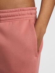 Nike Pink Phoenix Fleece Mid-Rise Logo Joggers - Image 3 of 7