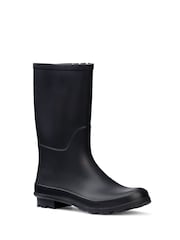 Hotter Black Standard Fit Puddle Slip-On Wellies - Image 2 of 4