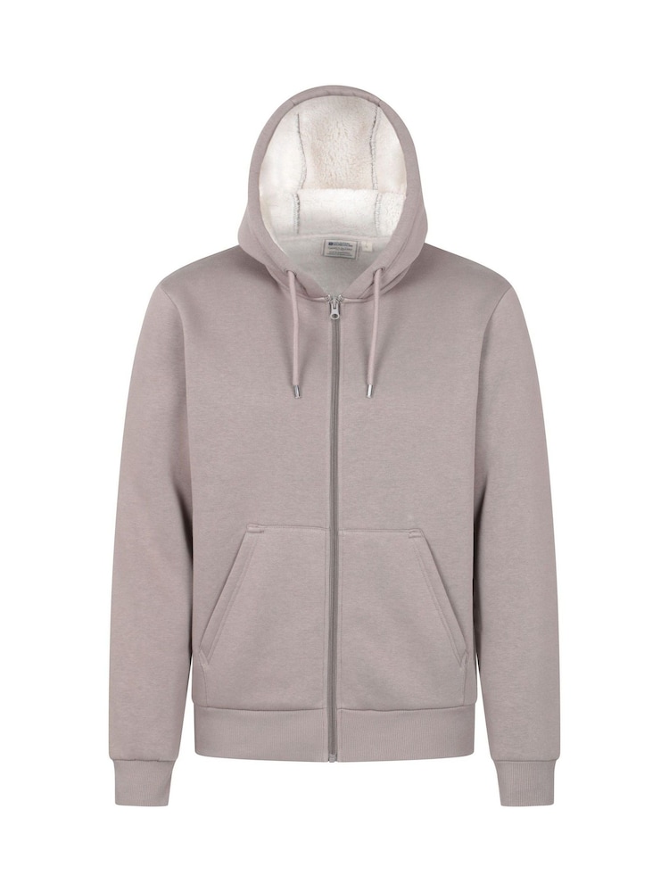 Mountain Warehouse Brown Dalton Borg Lined Hoodie - Image 1 of 4 Mountain Warehouse Brown Dalton Borg Lined Hoodie - Image 1 of 4