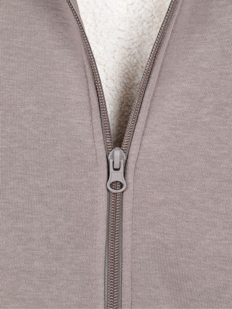 Mountain Warehouse Brown Dalton Borg Lined Hoodie - Image 4 of 4 Mountain Warehouse Brown Dalton Borg Lined Hoodie - Image 4 of 4