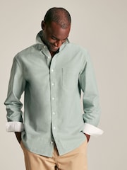 Joules Oxford Sage Green Long Sleeve Classic Fit Shirt - Image 7 of 12