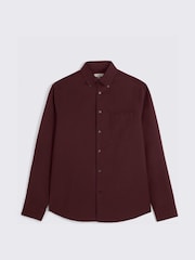 MOSS Red Washed Oxford Shirt - Image 4 of 4