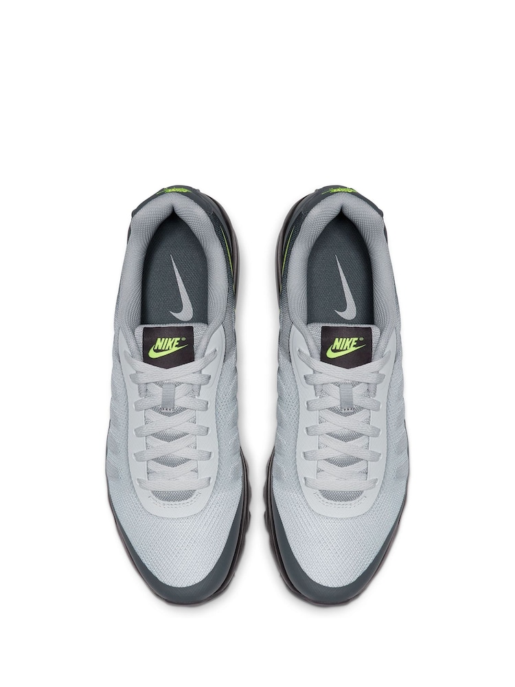 Nike Grey/Yellow Air Max Invigor Trainers - Image 6 of 8