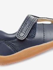 Navy Wide Fit (G) Leather First Walker T-Bar Shoes - Image 9 of 9