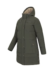 Mountain Warehouse Manta Borg Lined Womens Long Padded Jacket - 6এর মধ্যে 3 ছবি