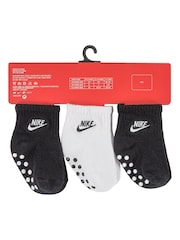 Nike Black 3 Pack Baby Gripper Socks - Image 4 of 4