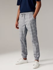 Grey Check Pull On Trousers - Image 1 of 6