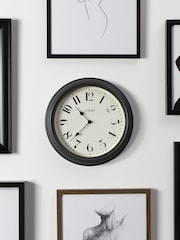 Jones Clocks Grey Venetian Blizzard Grey Wall Clock - Image 1 of 4