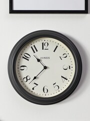 Jones Clocks Grey Venetian Blizzard Grey Wall Clock - Image 2 of 4
