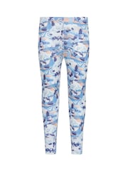 Mountain Warehouse Blue Talus Printed Quick Dry Kids Baselayer Top & Thermals Set - Image 5 of 9