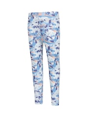 Mountain Warehouse Blue Talus Printed Quick Dry Kids Baselayer Top & Thermals Set - Image 6 of 9
