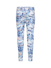 Mountain Warehouse Blue Talus Printed Quick Dry Kids Baselayer Top & Thermals Set - Image 7 of 9