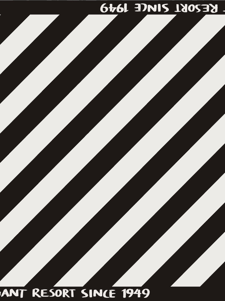 GANT Black Striped Cotton Silk Sarong - Image 6 of 6