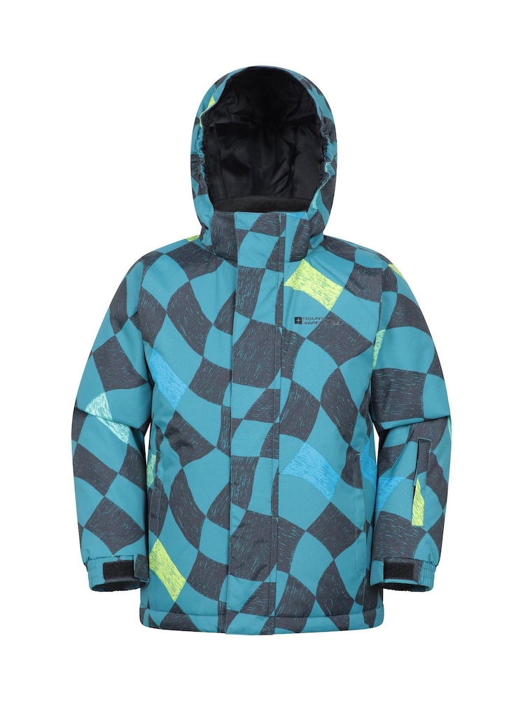 Mountain Warehouse Blue Mogal Printed Ski Jacket - Image 1 of 6
