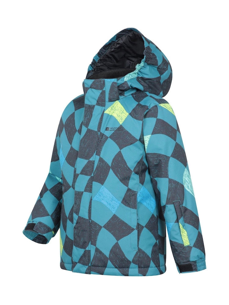 Mountain Warehouse Blue Mogal Printed Ski Jacket - Image 2 of 6