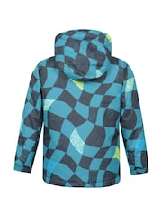Mountain Warehouse Blue Mogal Printed Ski Jacket - Image 3 of 6