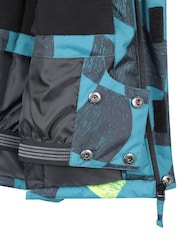 Mountain Warehouse Blue Mogal Printed Ski Jacket - Image 5 of 6
