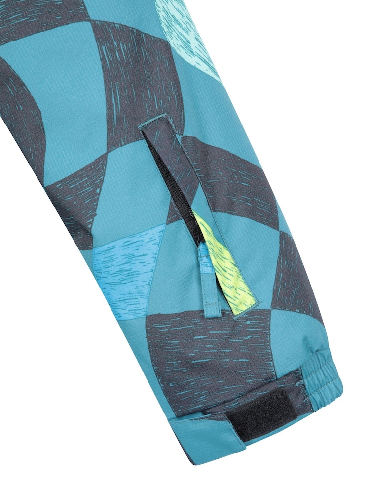 Mountain Warehouse Blue Mogal Printed Ski Jacket - Image 6 of 6