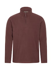Mountain Warehouse Brown Camber Half-Zip Fleece - Image 1 of 4