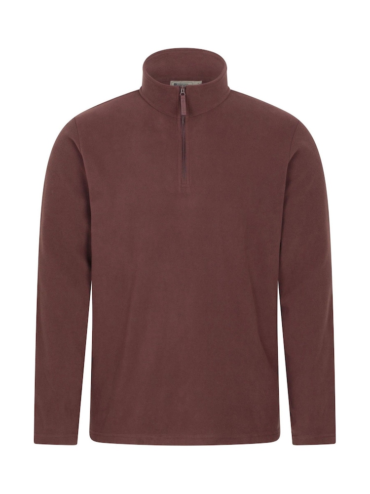 Mountain Warehouse Brown Camber Half-Zip Fleece - Image 1 of 4 Mountain Warehouse Brown Camber Half-Zip Fleece - Image 1 of 4